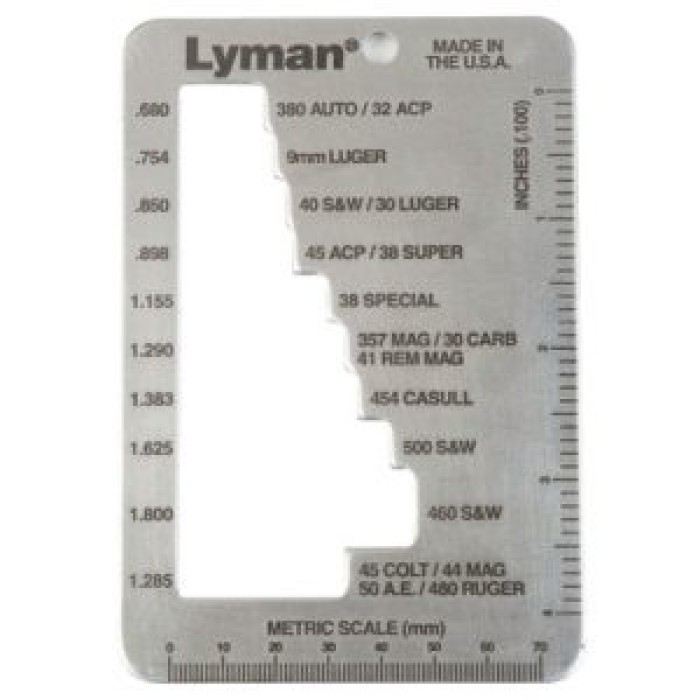 LYMAN E-Zee For Pistol And Revolver Case Gauge (7832217)