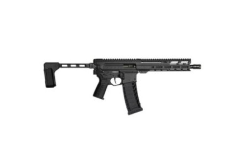 CMMG Dissent Mk4 9mm 10.5in 2x 30rd Mags Armor Black Braced Pistol (94AD10F-AB)