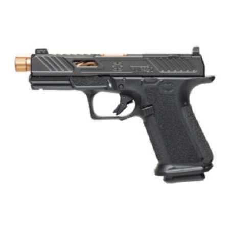 SHADOW SYSTEMS MR920 Elite 9mm 4.5in 10rd Black/Bronze Spiral Threaded Barrel MA Compliant Semi-Auto Pistol (SS-1083)