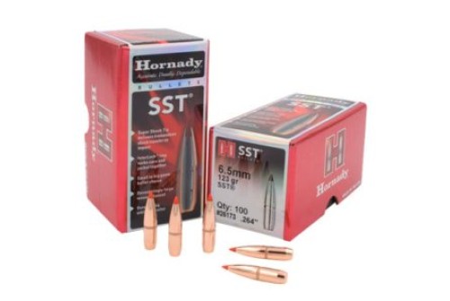 Hornady SST 6.5mm/.264 Cal 123gr Bullets (100/Box) 26173