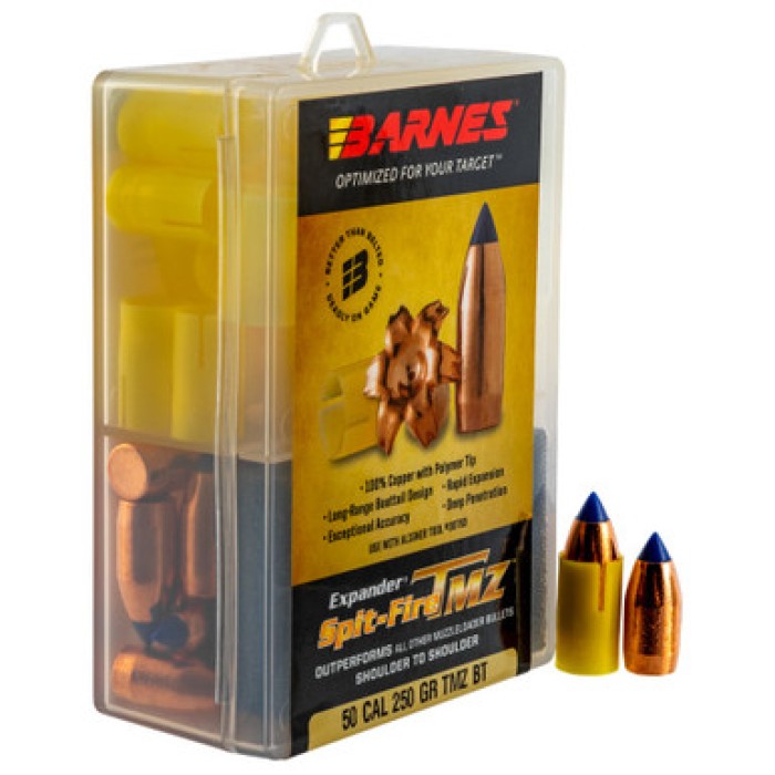 Barnes 45180 Spitfire 50 Black Powder Spitfire 250 GR 24 PK