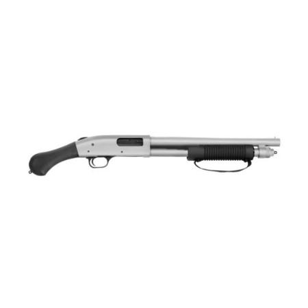 Mossberg Shockwave 590 14" 12 Gauge Pump Action Shotgun, Gray Cerakote - 50644