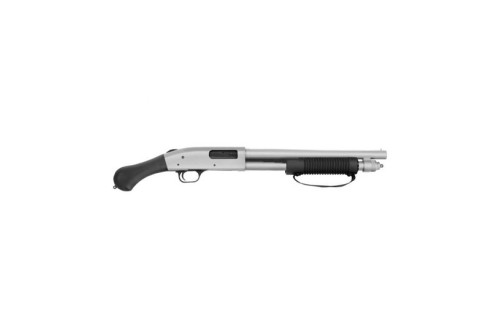 Mossberg Shockwave 590 14" 12 Gauge Pump Action Shotgun, Gray Cerakote - 50644