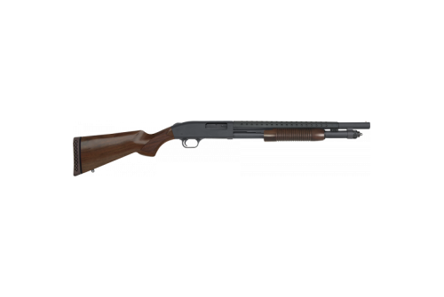 Mossberg 590 Retrograde 12 Gauge Shotgun Pump Action 18.5", Walnut - 52151