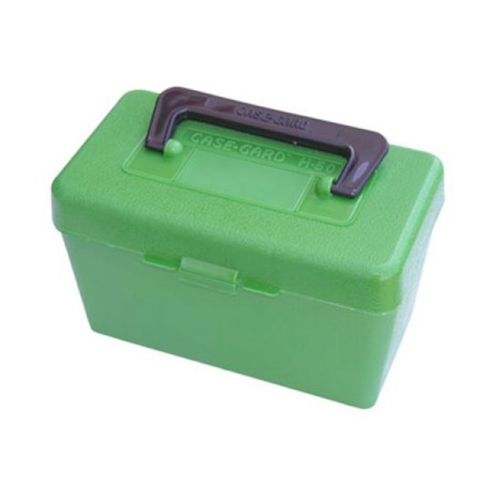 MTM Deluxe Handle 223 Rem 204 Ruger 50rd Green Ammo Box (H50-RS-10)