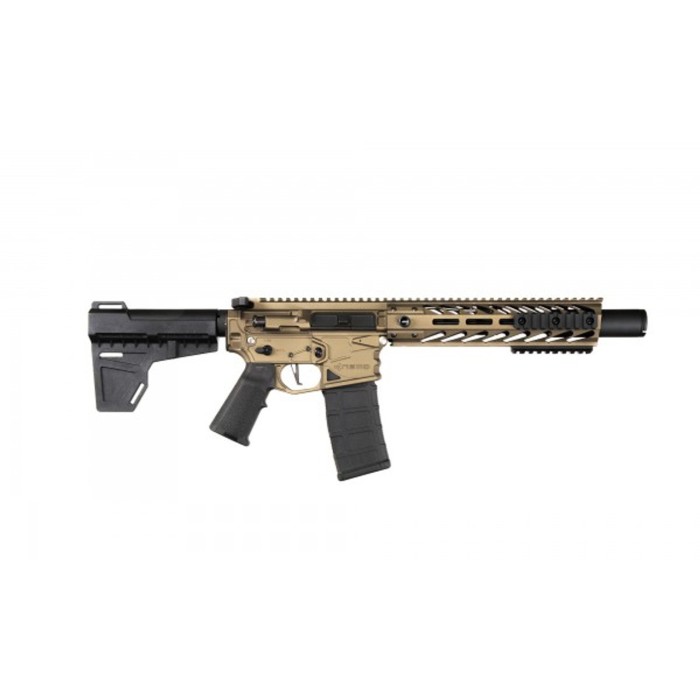 NEMO Arms Battle-Light 5.56/.223, 8" Barrel, KAK Brace, Burnt Bronze, 30rd