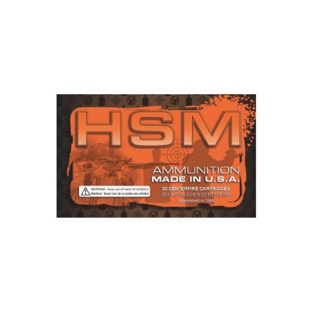 HSM 357 Magnum, 158gr, Plated Flat Point, 50rd Box