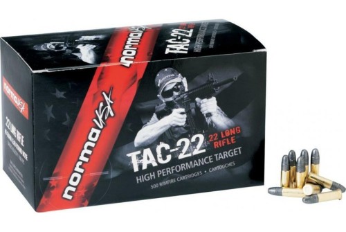 Norma Ammo 22 LR TAC-22 40Gr LRN 500rd