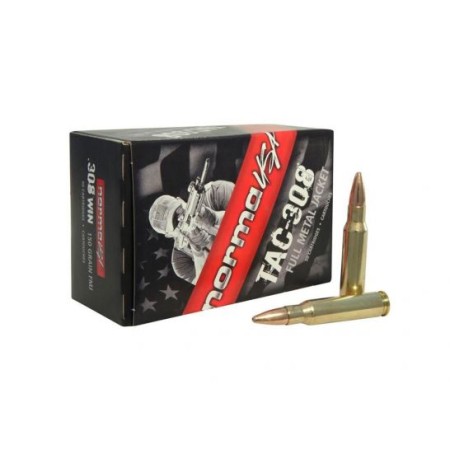 Norma Tactical FMJ .308 Win Norma 147gr Centerfire Rifle Ammo (50/box) 2422027