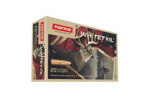 Norma Whitetail 100 gr PSP .243 Winchester Ammunition, 20 Rounds - 20160462