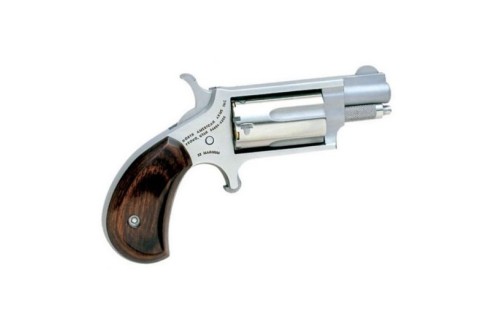 North American Arms 1.125" .22 LR Mini Revolver With .22 Magnum Cylinder, Stainless - 22MSC