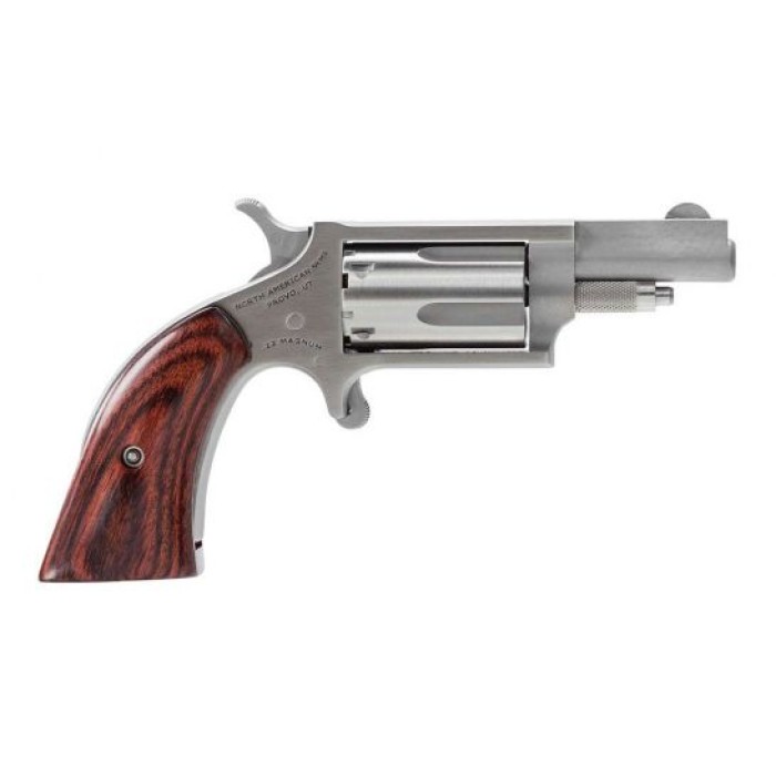 North American Arms 1.125" Boot Grip .22 LR Revolver, Stainless - 22LRGBG