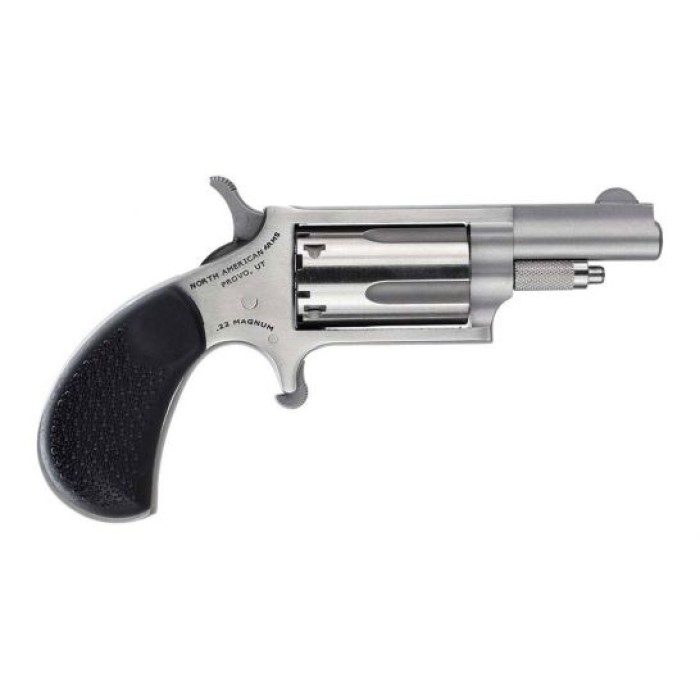 North American Arms 1.625" .22 Magnum Mini Revolver Carry Combo With Holster, Stainless - 22MGRCHSS