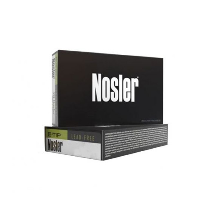 Nosler 6.5 Creedmoor 120 grain Expansion Tip Lead-Free Rifle Ammo, 20/Box - 40398