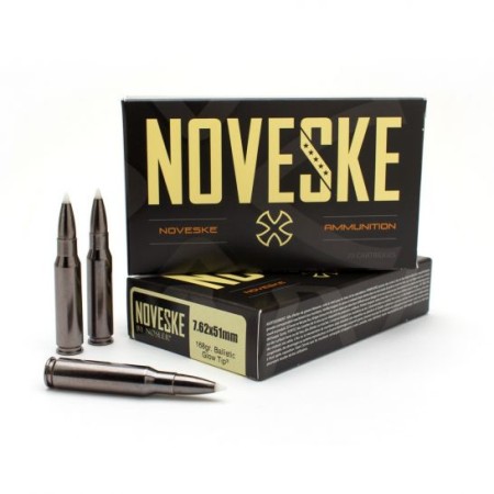 Noveske 7.62x51mm 168gr Ballistic Glow Tip Ammunition 20rds - 52221