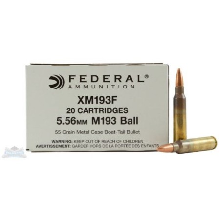 Federal 5.56mm 55gr MCBT Ammunition 20rds - XM193F