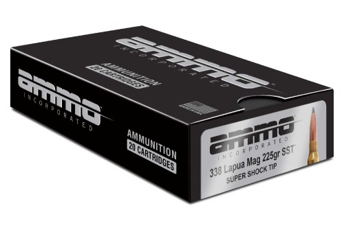 AMMO INC SIGNATURE .338 LAPUA, 225gr, SST - 20 rounds