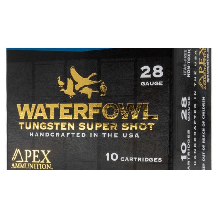 Apex Tss Z-Series Waterfowl Shotgun Ammo 28 Ga. 2-3/4 In. 3/4Oz #9 Shot 10 RD Z28-9W