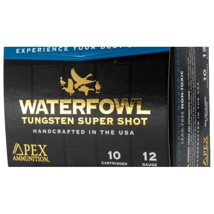 Apex Tss Z-Series Waterfowl Shotgun Ammo 12 Ga. 3 In. #8 Waterfowl 10 RD Z12-8W