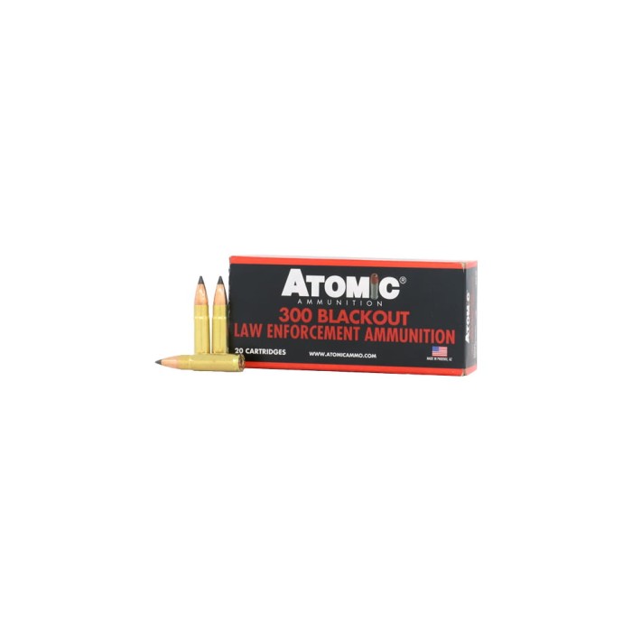 Atomic Ammunition Atomic Ammo .300aac Blackout 110gr. Varmageddon Le 20-pack