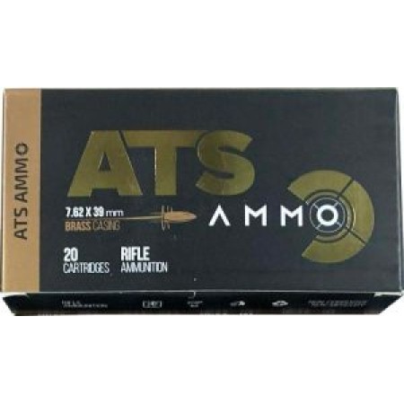 ATS Ammo 7.62x39mm M67 124gr FMJ - Free Shipping!!