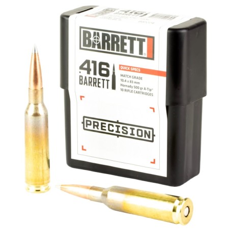 BARRETT HORNADY A-TIP .416 BAR, 10gr, AccuTip [MPN: 41633] - 10 rounds