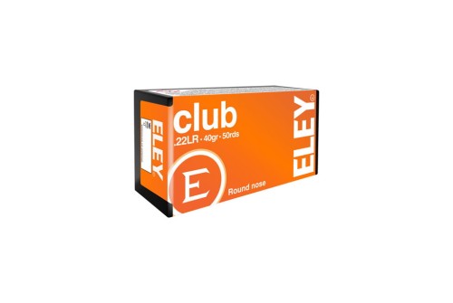 Eley Ammunition Eley Ammo Club .22lr 40gr. Round Nose 50-pack