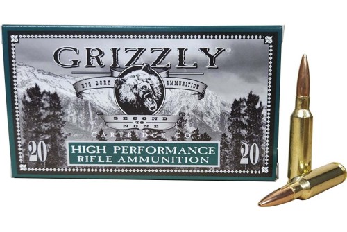 Grizzly Cartridge 6.5 Creedmoor 140 Grain Hollow Point Boat Tail Pistol Ammo, 20 Rounds, GC6.5C2