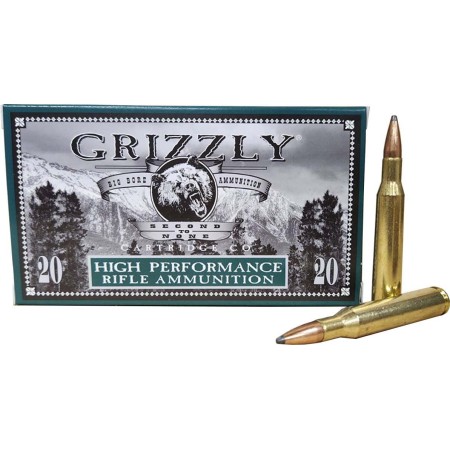 Grizzly Cartridge 6.5 Creedmoor 140 Grain Soft Point Pistol Ammo, 20 Rounds, GC6.5C3