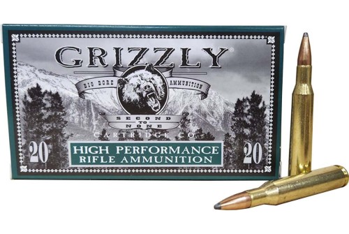 Grizzly Cartridge 6.5 Creedmoor 140 Grain Soft Point Pistol Ammo, 20 Rounds, GC6.5C3