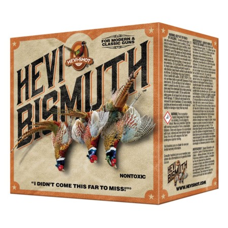 HEVI-Shot Hevi-Bismuth Upland 20 Gauge 1 oz 2.75in Shotgun Ammo, 25 Rounds, HS17713