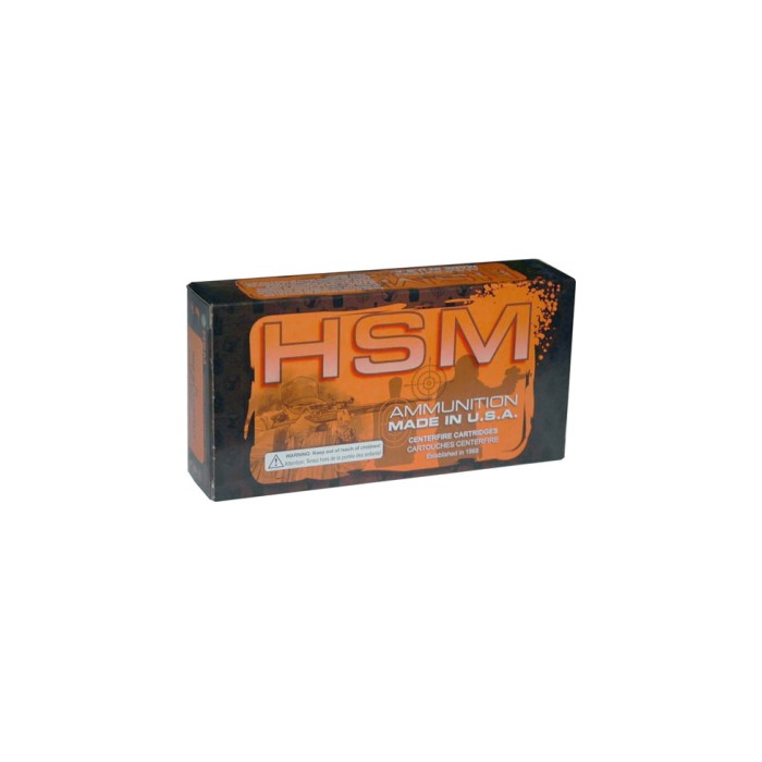 Hsm Ammunition Hsm Ammo .221 Rem Fireball 55gr. Hornady V-max 20-pk