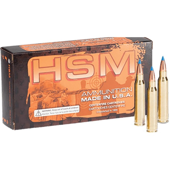 Hsm Varmint Rifle Ammunition 204 Ruger Blitzking 32 Gr. 20 Rd. HSM-204R-3-N