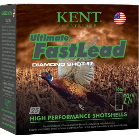 KENT ULTIMATE FASTLEAD 16GA 2.75 1-1/8OZ #6 25