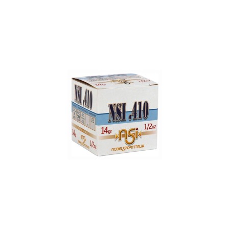 Nobelsport Ammo .410 2.5'' 1240fps. 1/2oz. #6 25-pack