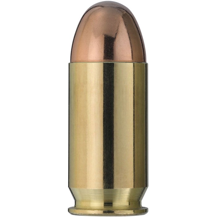 Norma Range and Training .45 AUTO 230 Grain Full Metal Jacket Brass Cased Pistol Ammo, 50 Rounds, 804504217