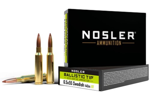 Nosler Ballistic Tip Brass 6.5 X 55 140 Grain 20-Rounds