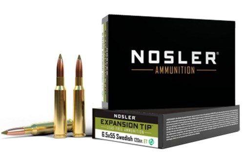 Nosler Expansion Tip Brass 6.5 X 55 120 Grain 20-Rounds