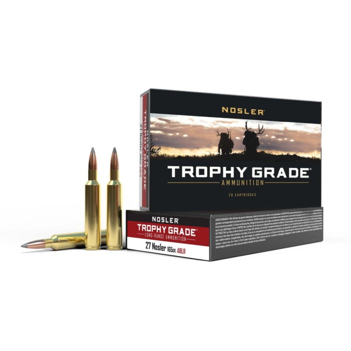 NOSLER AMMO 27 NOSLER 165GR ACCUBOND LR 20rd BOX