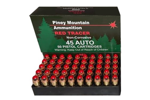 Supernova Red Tracer 45ACP, 225gr. FMJ - 20 Rounds [PMSN45ACR]