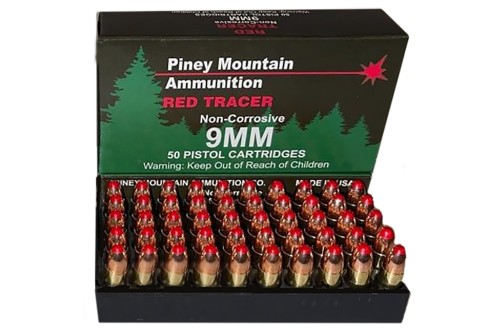 Supernova Red Tracer 9mm, 119gr. FMJ - 20 Rounds [PMSN9MMR]