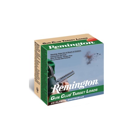 Remington Ammunition 20241 Gun Club 12 Gauge 2.75" 1 oz 8 Shot 25 Bx