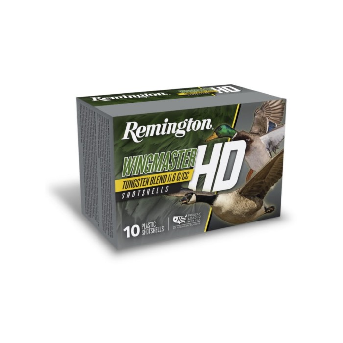 Remington Wingmaster HD 12 Gauge 1 1/2 oz 3in #2 Centerfire Shotgun Ammo, 10 Rounds, 20903