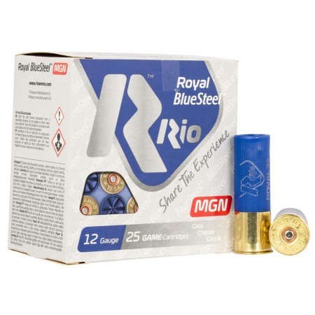 Rio Ammunition Royal Blue Steel Magnum 12 GA, 3in. 1-1/8oz. BB Shot - 25 Rounds [MPN: RBSM32BB]