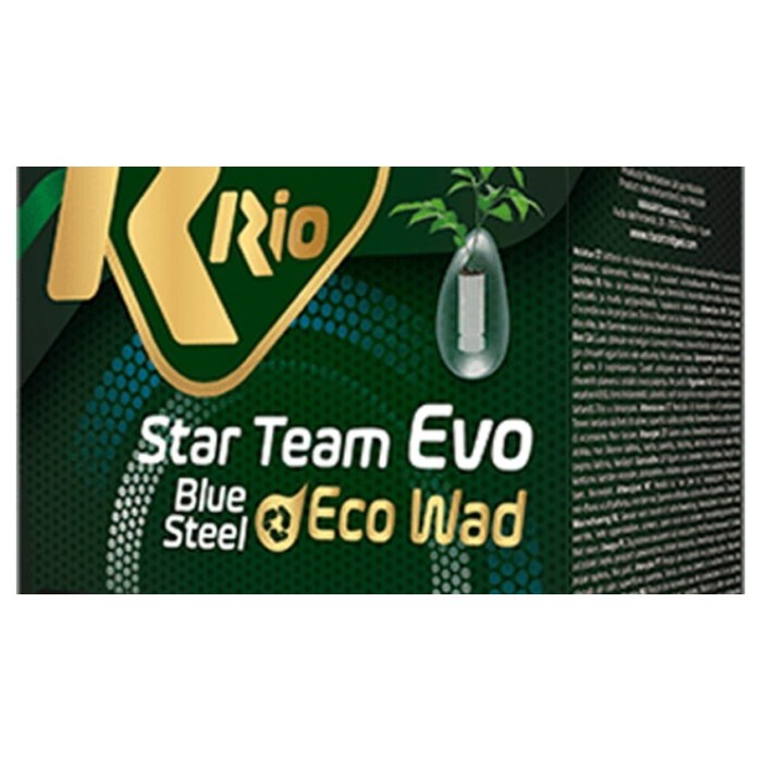 Rio Star Team EVO 24 ECO BlueSteel Game Loads 12 ga. 2 3/4 in. 1 oz. #7.5 25 rd. STEBS287