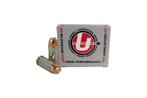 Underwood Ammo Extreme Defender, .40 S&W, 100 Grain, Solid Monolithic, Nickel Plated Brass Cased, Centerfire Pistol Ammo, 20 Rounds, 862