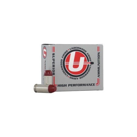 Underwood Ammo .45 ACP +P 255gr. Flat Nose Hi-Tek Coated Centerfire Pistol Ammunition, 20 Round, 727