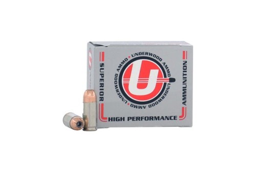 Underwood Ammo 9Mm Luger Handgun Ammo - 124 Grain +P Bonded Jacketed Hollow Point 20Rd Box 137