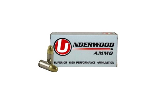 UNDERWOOD 9MM LUGER +P+ 147GR - Nickel Plated Brass Casing