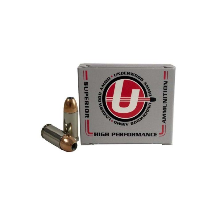 Underwood Ammo 9 mm Luger +P+, 115 Grain, JHP, Nickel Plated Brass Cased, Centerfire Pistol Ammo, 20 Pack, A112U-112